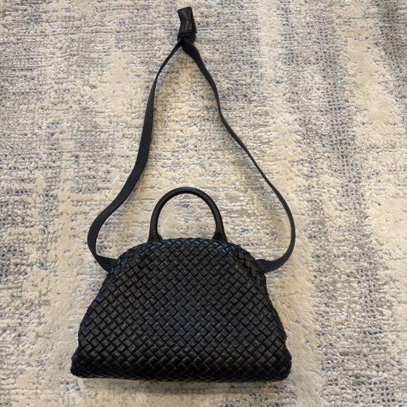 Bottega Veneta Intrecciato Top Handle Bag Black Pristine Condition - Picture 5 of 13